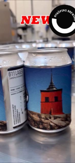611 lager 5.0%, Nyköping Brewing Company, Sweden