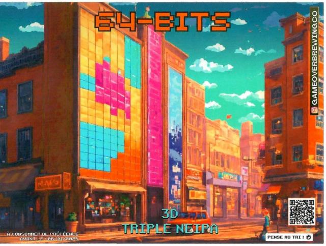 64-Bits 9.5%, Game Over Brewing Co., France