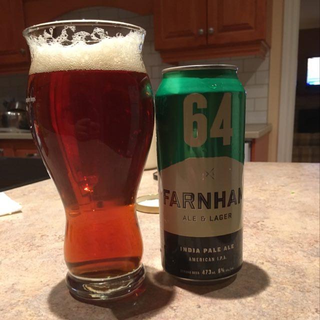 Farnham Ale & Lager 64 - India Pale Ale 6.0%, Farnham Ale & Lager, Canada