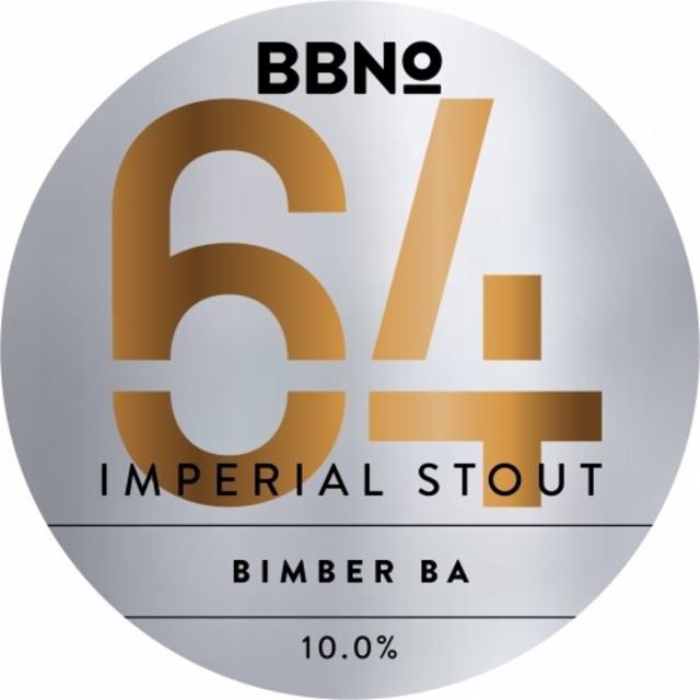 64 Imperial Stout - Bimber BA 10.0%, Brew By Numbers, England