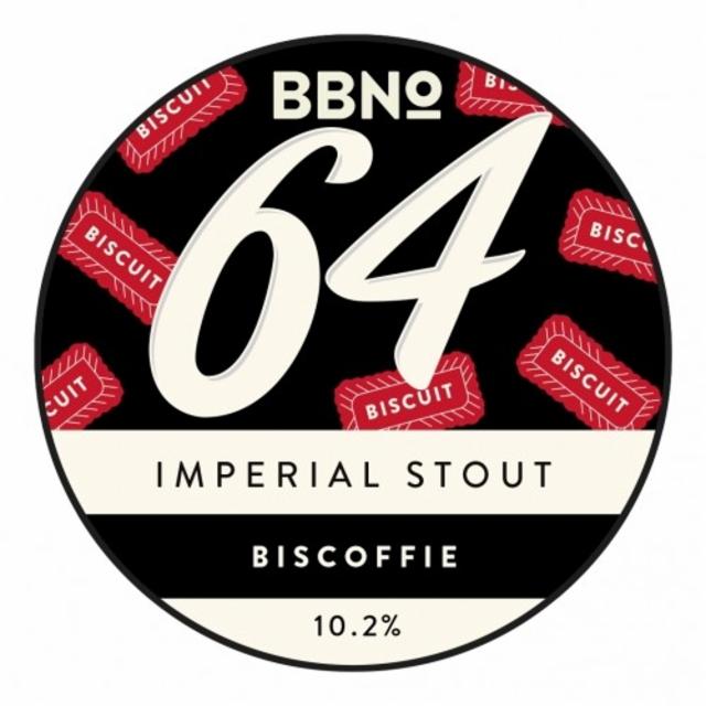 64 Imperial Stout - Biscoffie 10.2%, Brew By Numbers, England