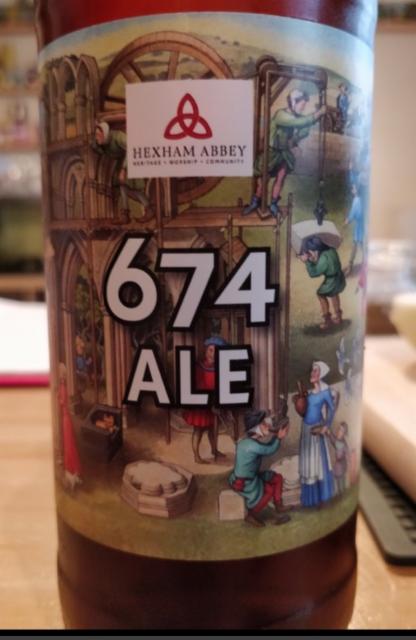674 Ale 3.8%, Allendale Brewery, England