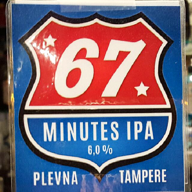 67 Minutes IPA 6.0%, Plevna / Koskipanimo, Finland