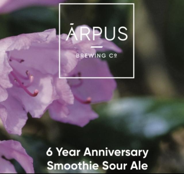 6 Year Anniversary Smoothie Sour Ale 5.0%, Ārpus Brewing Co., Latvia