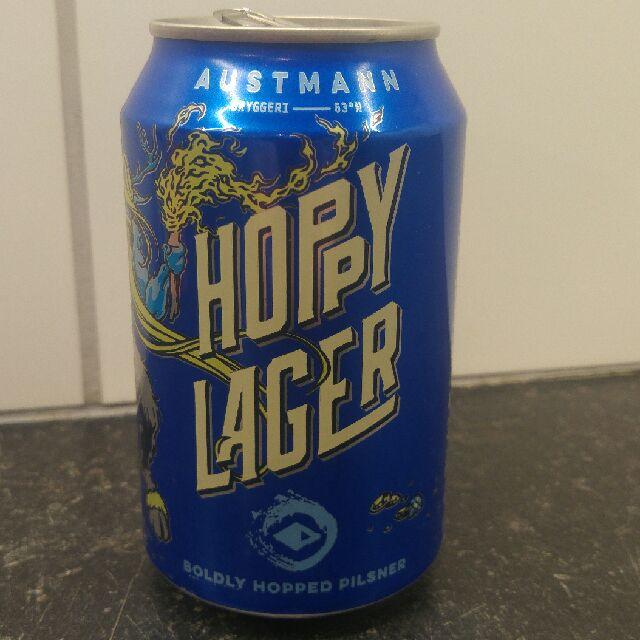 Hoppy Lager 4.5%, Austmann Bryggeri, Norway