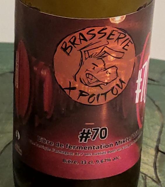 #70 9.6%, Brasserie X Poitou, France