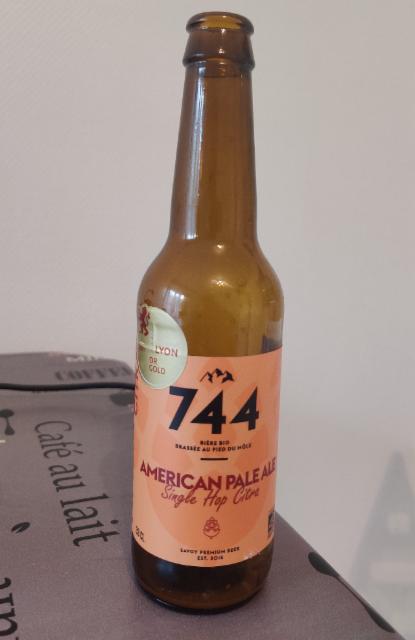 744 APA Single Hop Citra 4.6%, La Brasserie 744, France