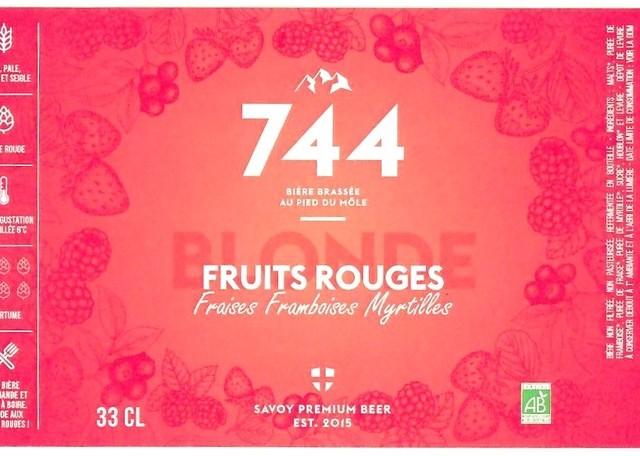 744 Fruits Rouges 4.6%, La Brasserie 744, France
