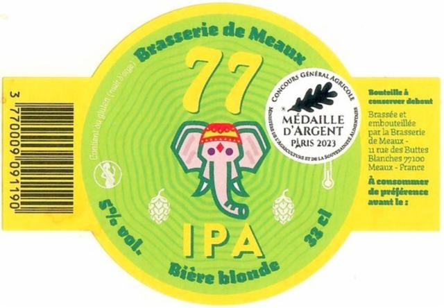 77 IPA, Brasserie De Meaux