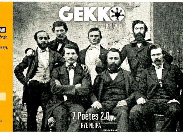 7 Poètes 2.0 7.0%, Gekko Beers - Gekko Brewing Company, France