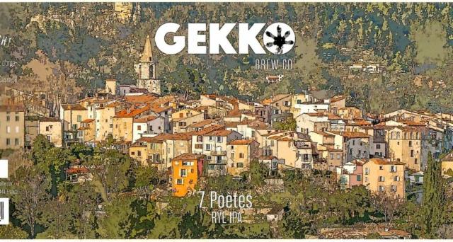 7 Poètes 5.9%, Gekko Beers - Gekko Brewing Company, France
