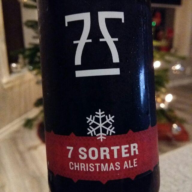 7 Sorter Christmas Ale 6.5%, 7 Fjell Bryggeri, Norway