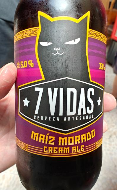 7 Vidas Maiz Morado, Cerveza 7 Vidas