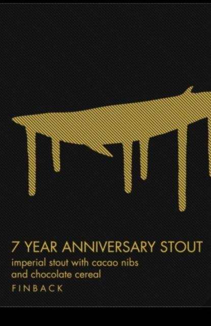 7 Year Anniversary Stout 11.3%, Finback Brewery, United States