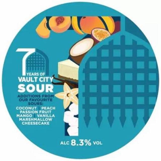 7 Years Sour 8.3%, Vault City Brewing, Scotland