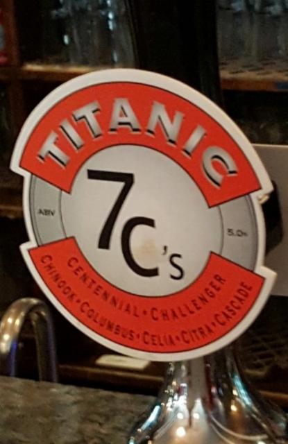 7C's 5.0%, Titanic Brewery, England
