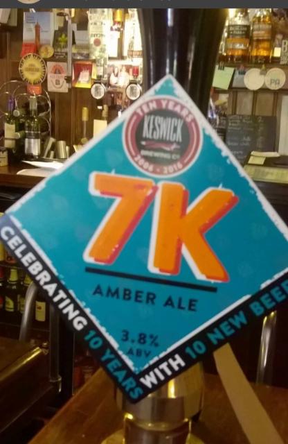 7K Amber Ale 3.8%, Keswick Brewing, England