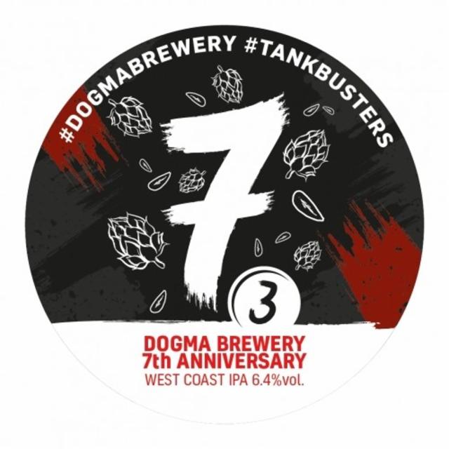 7th Anniversary N°3 West Coast IPA 6.4%, Dogma Brewery, Serbia