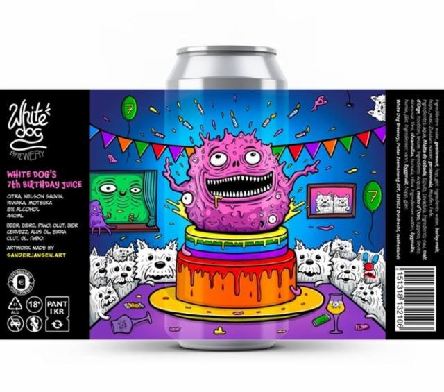 7th Birthday Juice 8.0%, White Dog Brewery, Netherlands