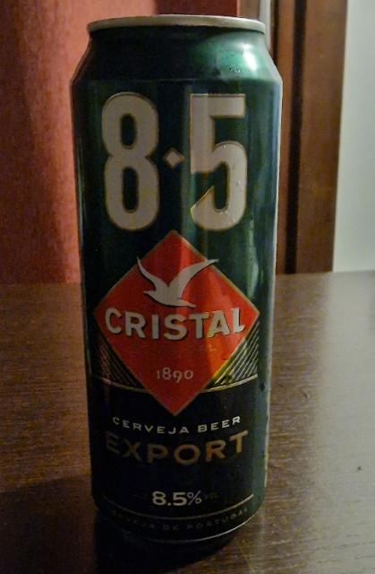 8.5 Cristal Export 8.5%, Super Bock Group, Portugal