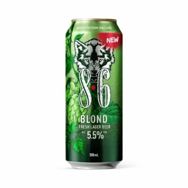 8.6 blond 5.5%, Bavaria Brouwerij (Swinkels Family Brewers), Netherlands