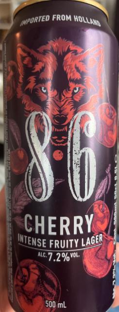 8.6 Cherry Intense fruity Lager 7.2%, Bavaria Brouwerij (Swinkels Family Brewers), Netherlands