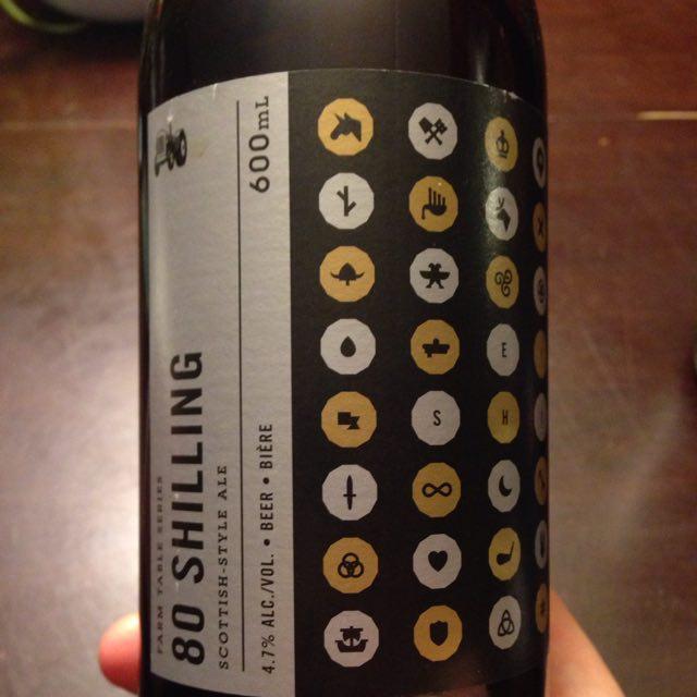 80 Shilling 4.7%, Beau's All Natural Brewing Company, Canada