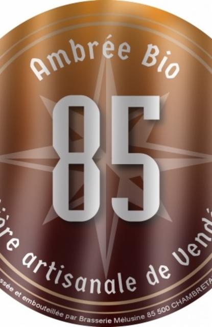 85 Ambrée Bio 5.6%, Brasserie Mélusine, France