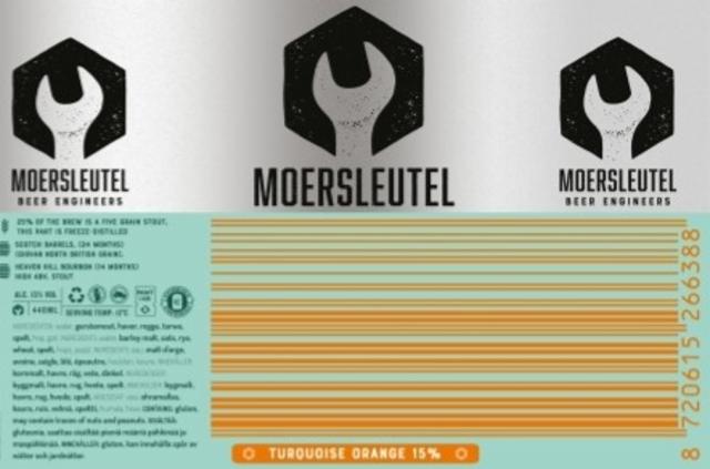 8720615266388 (Barcode Turquoise Orange) 15.0%, Brouwerij De Moersleutel, Netherlands