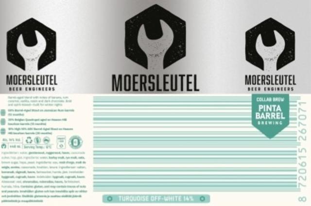 8720615267071 (Barcode Turquoise Off-White) 14.0%, Brouwerij De Moersleutel, Netherlands