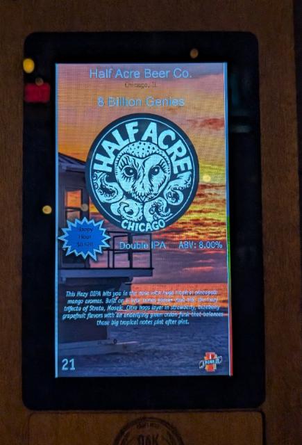 8 Billion Genies 8.0%, Half Acre Beer Company, United States