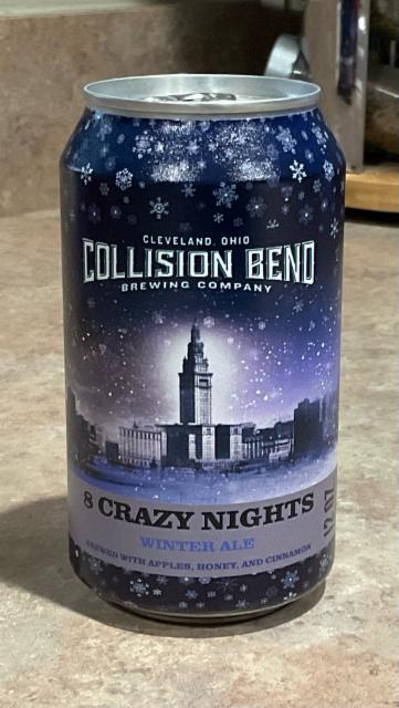 8 Crazy Nights 8.5%, Collision Bend Brewing, United States