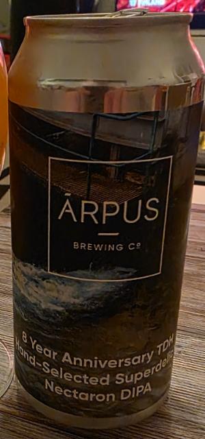 8 year anniversary tdh hand-selected superdelic x nectaron dipa 8.0%, Ārpus Brewing Co., Latvia