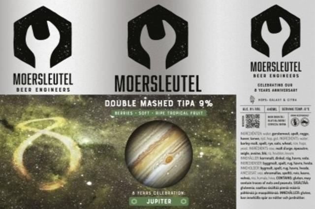 8 Years Celebration: Jupiter 9.0%, Brouwerij De Moersleutel, Netherlands
