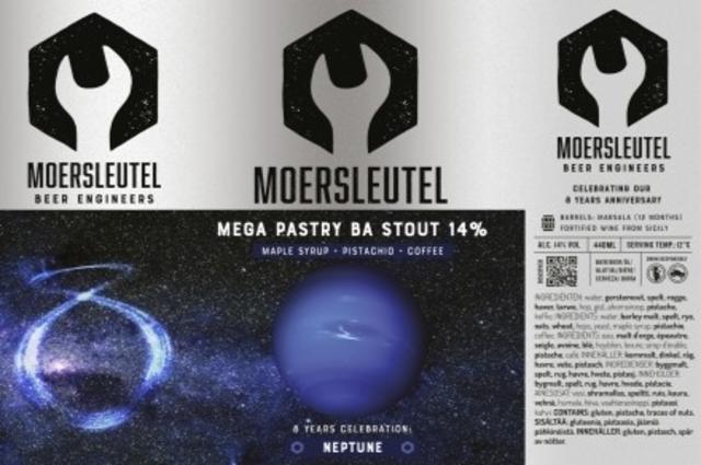 8 Years Celebration: Neptune 14.0%, Brouwerij De Moersleutel, Netherlands
