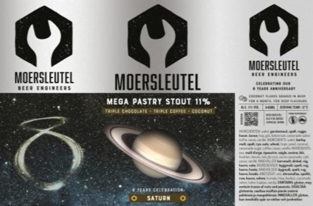 8 Years Celebration: Saturn 11.0%, Brouwerij De Moersleutel, Netherlands