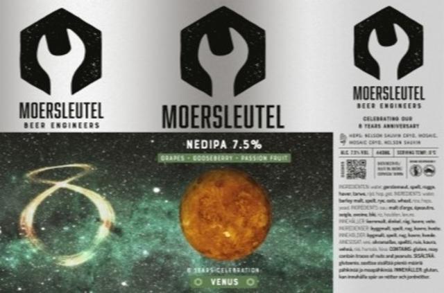 8 Years Celebration: Venus 7.5%, Brouwerij De Moersleutel, Netherlands