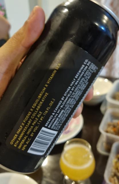 8th anniversary collaborative imperial india pale ale 10.0%, Other Half Brewing Co., United States