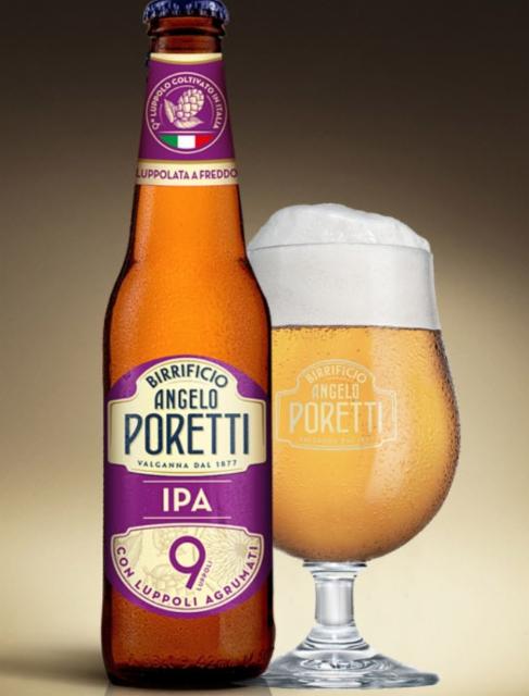 9 Luppoli IPA 5.9%, Birrificio Angelo Poretti (Carlsberg Group), Italy