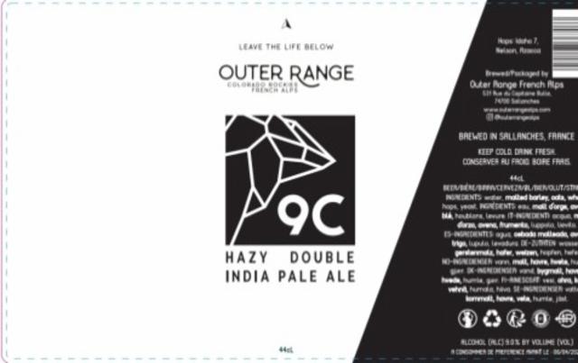 9C 9.0%, Outer Range Brewing Co. (France), France