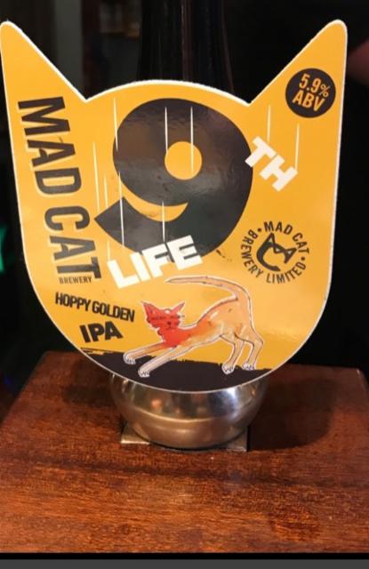 9th Life 5.9%, Mad Cat Brewery, England