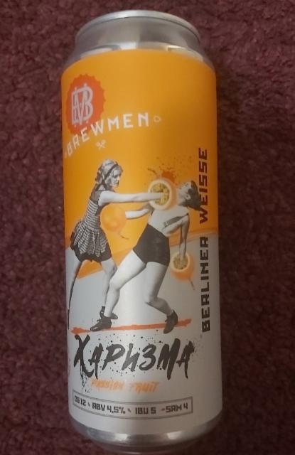 Harizma Passion Fruit / Харизма Passion Fruit 4.5%, Brewmen, Russia