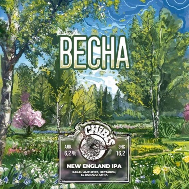 Vesna / Весна 6.2%, Chibis Brewery, Russia