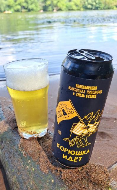Koryushka Idet / Корюшка Идёт 4.5%, Volkovskaya Pivovarnya / Wolf's Brewery / Волковская Пивоварня, Russia