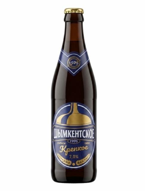 Шымкентское Крепкое 7.0%, Shymkentsky Pivovarenny Zavod/ Шымкентский пивоваренный завод, Kazakhstan