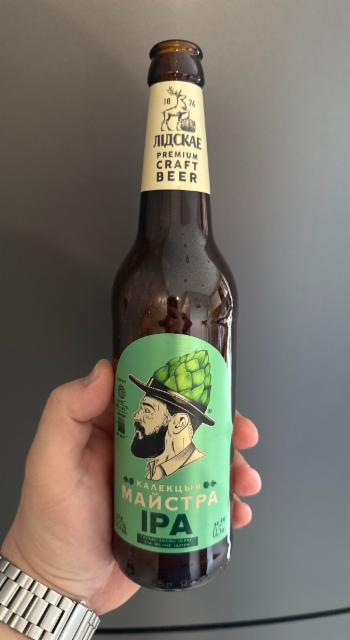 Kalekciya Maistra IPA / Калекцыя Майстра IPA, Lidskoe Pivo / Лидское Пиво