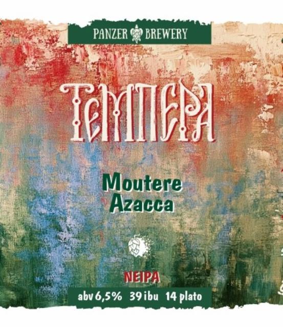 Tempera / Темпера Moutere Azacca 6.5%, Panzer Brewery, Russia