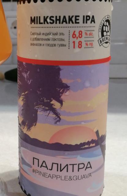 Palitra / Палитра #Pineapple & Guava 6.8%, Brewlok / Брюлок, Russia