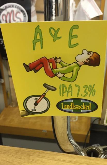 A & E 7.5%, Landlocked Brewing Co, England