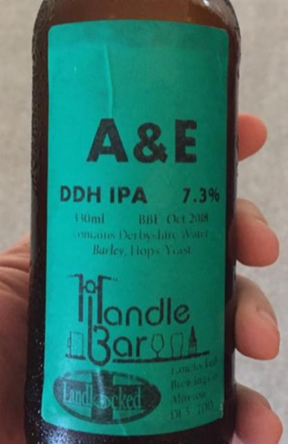 A & E DDH 7.3%, Landlocked Brewing Co, England